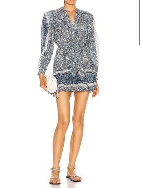 Ulla Johnson Noumi Long-Sleeve Mini Dress